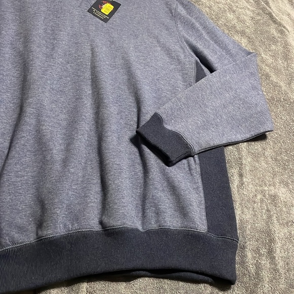 Roundtree & York Outdoors NWT Men's Knit Pullover Sweater Charcoal Gray, Size L - Picture 3 of 10